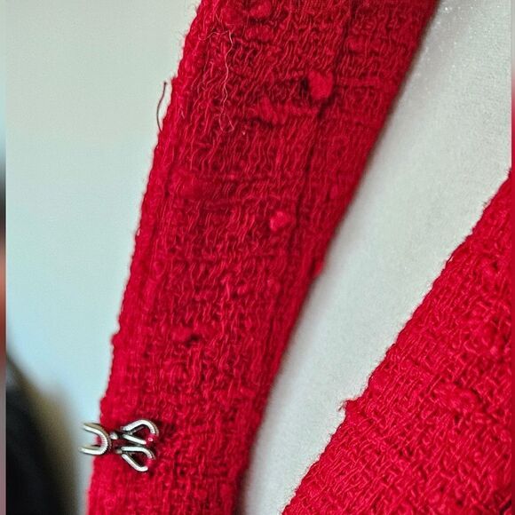Zara red coat jacket - Picture 8 of 11